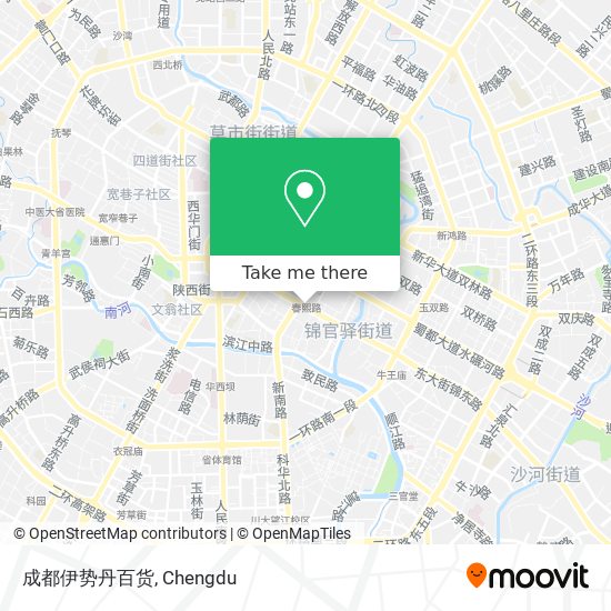 成都伊势丹百货 map