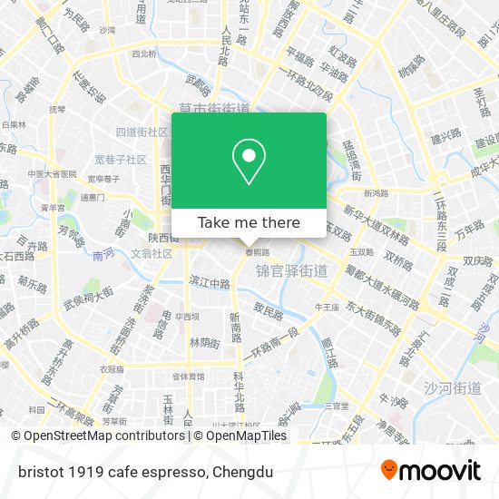 bristot 1919 cafe espresso map
