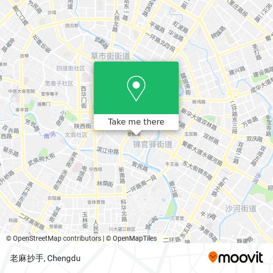 老麻抄手 map