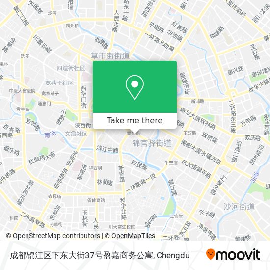 成都锦江区下东大街37号盈嘉商务公寓 map