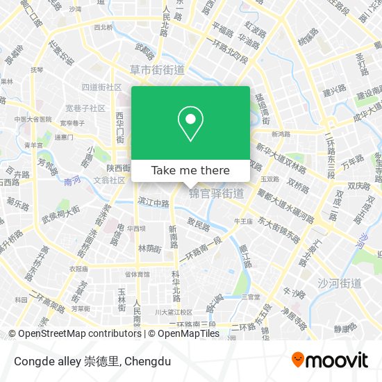 Congde alley 崇德里 map
