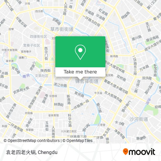 袁老四老火锅 map