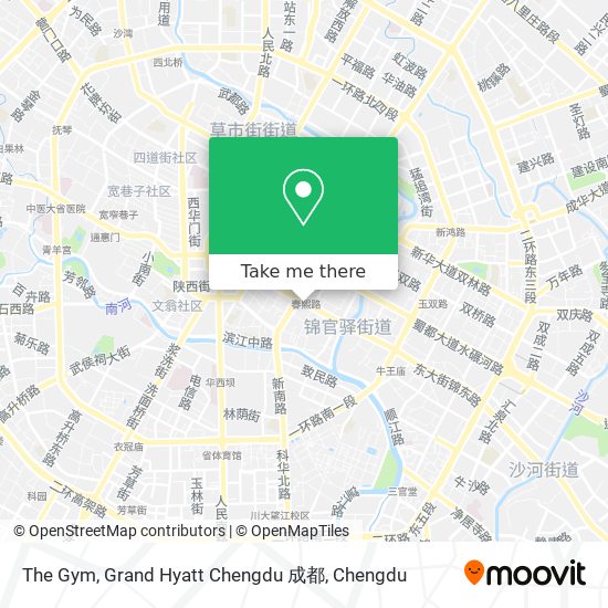 The Gym, Grand Hyatt Chengdu 成都 map