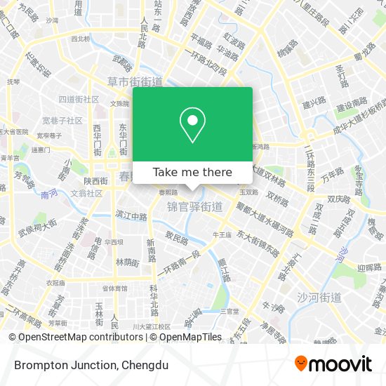Brompton Junction map