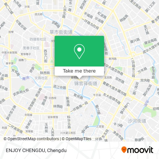 ENJOY CHENGDU map