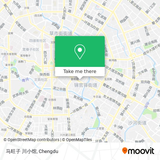 马旺子 川小馆 map