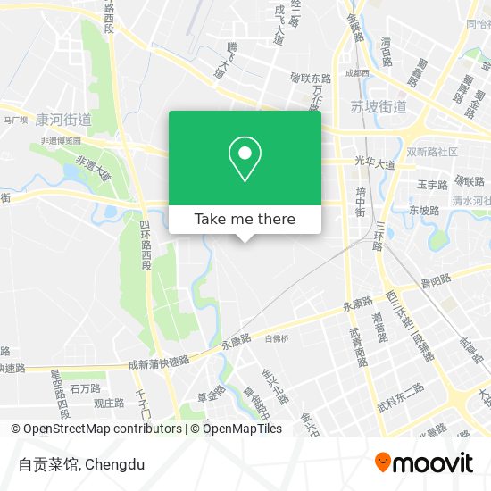 自贡菜馆 map