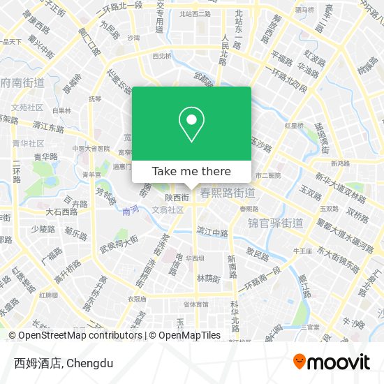 西姆酒店 map