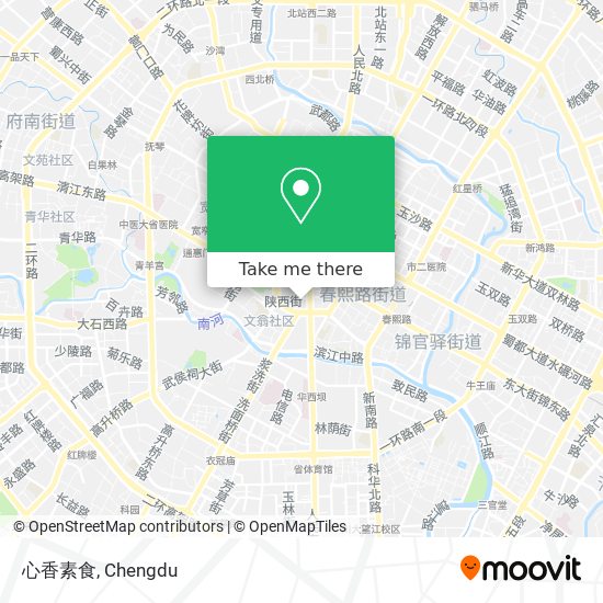 心香素食 map