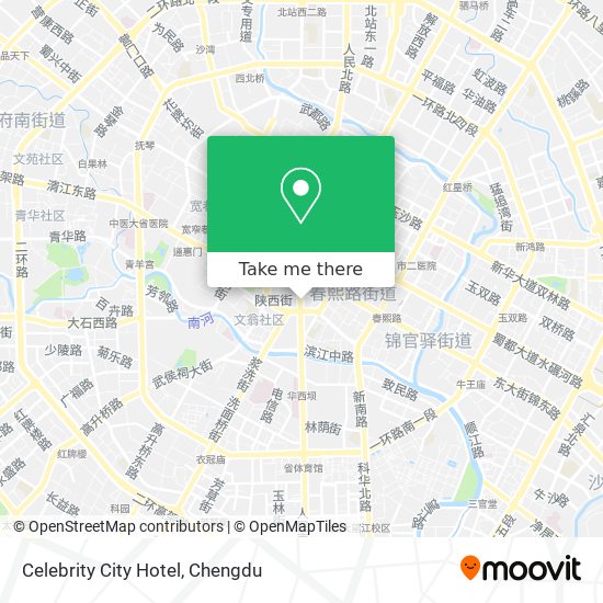 Celebrity City Hotel map