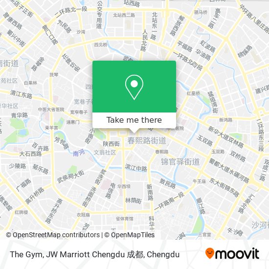 The Gym, JW Marriott Chengdu 成都 map
