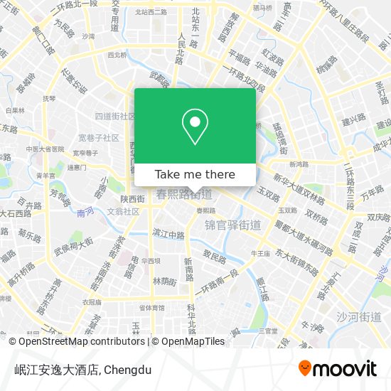 岷江安逸大酒店 map