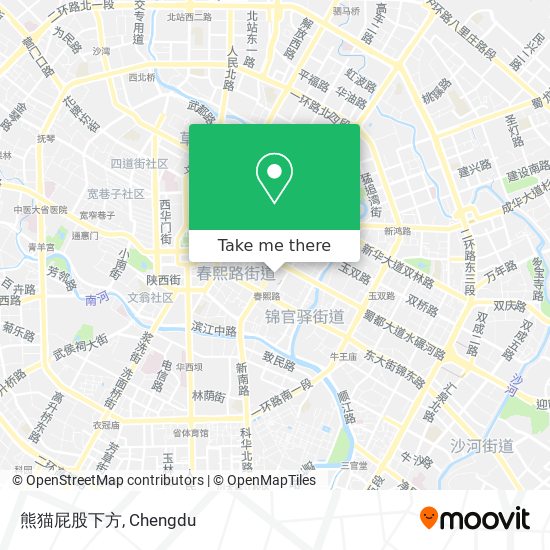 熊猫屁股下方 map