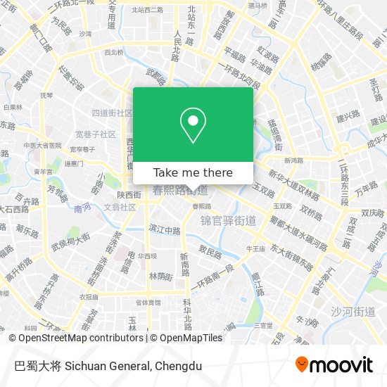 巴蜀大将 Sichuan General map