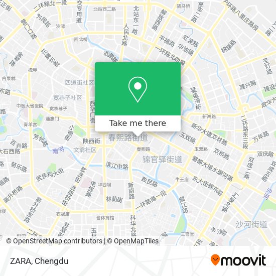 ZARA map