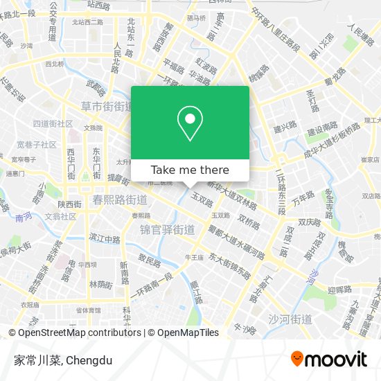 家常川菜 map
