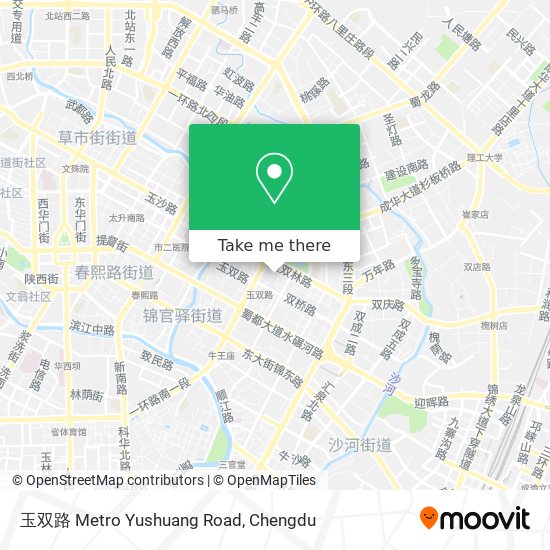 玉双路 Metro Yushuang Road map