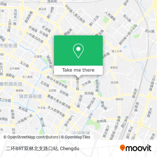 二环BRT双林北支路口站 map