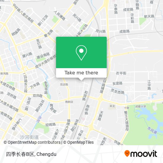 四季长春B区 map