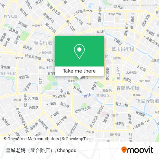 皇城老妈（琴台路店） map