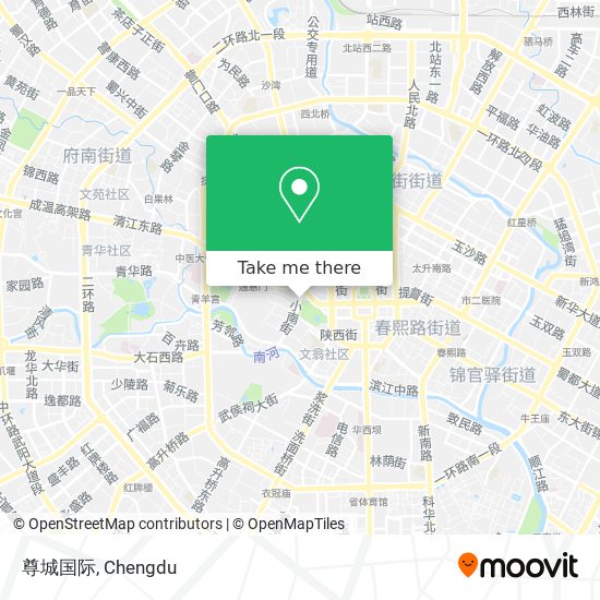 尊城国际 map