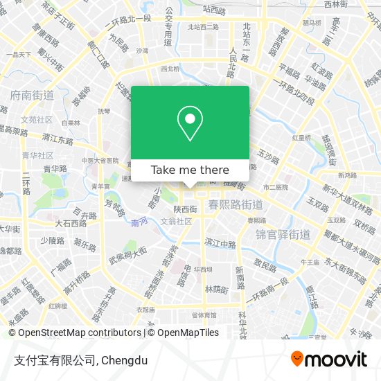 支付宝有限公司 map