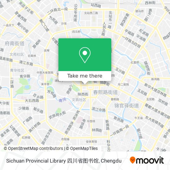 Sichuan Provincial Library 四川省图书馆 map