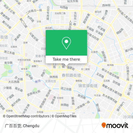 广百百货 map