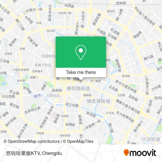 悠啦啦量贩KTV map