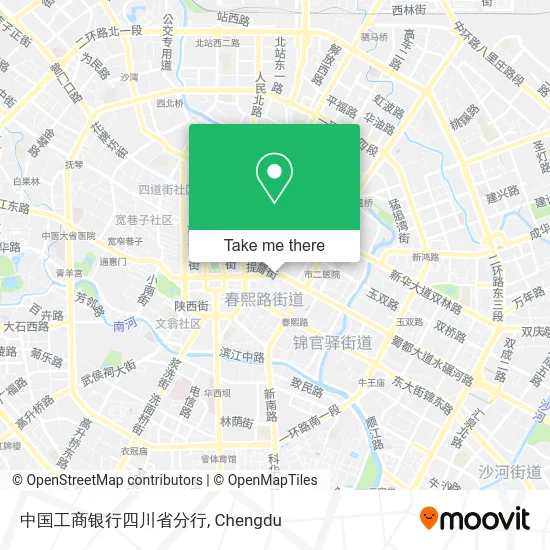 中国工商银行四川省分行 map