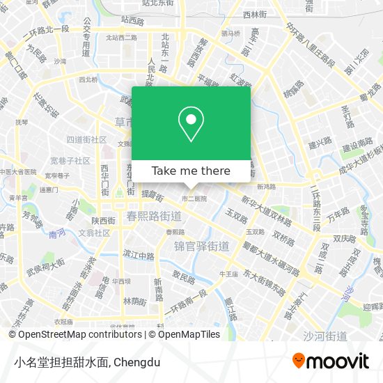 小名堂担担甜水面 map