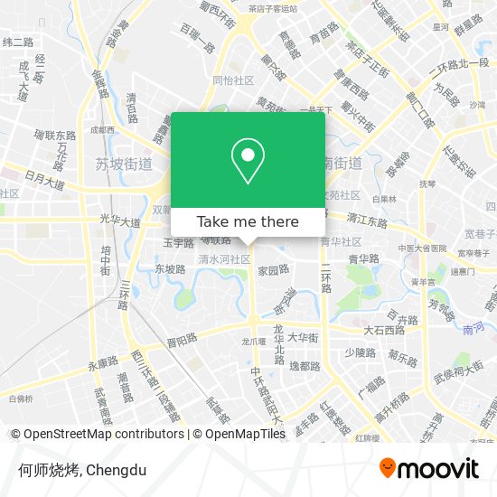 何师烧烤 map