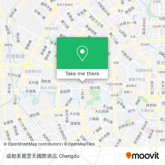 成都美麗雲天國際酒店 map