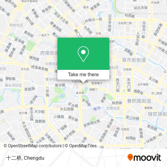 十二桥 map