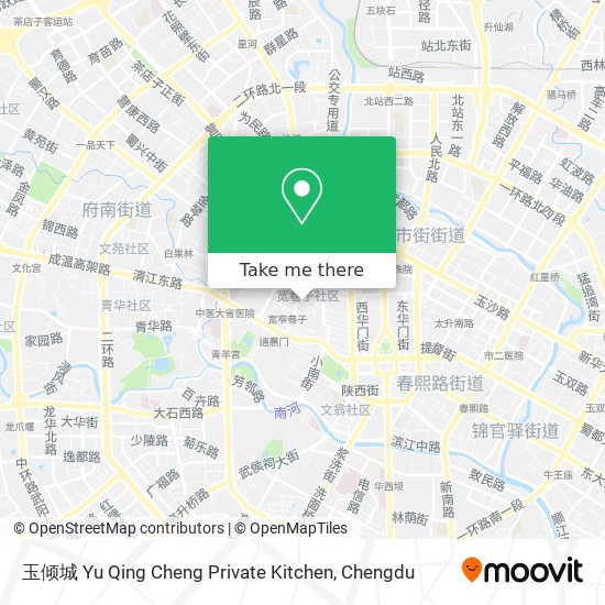 玉倾城 Yu Qing Cheng Private Kitchen map