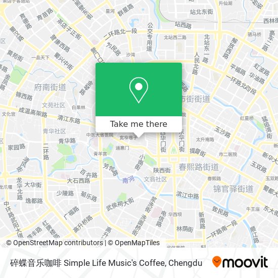 碎蝶音乐咖啡 Simple Life Music's Coffee map