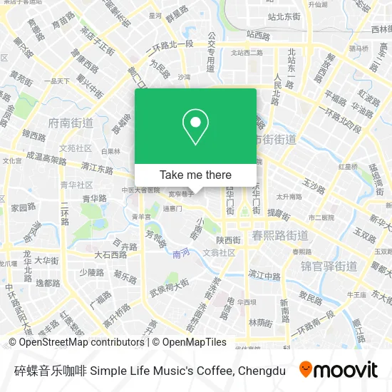 碎蝶音乐咖啡 Simple Life Music's Coffee map