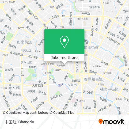中国红 map