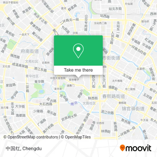 中国红 map