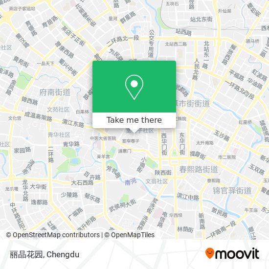 丽晶花园 map