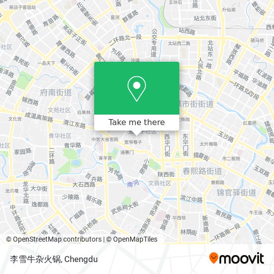 李雪牛杂火锅 map