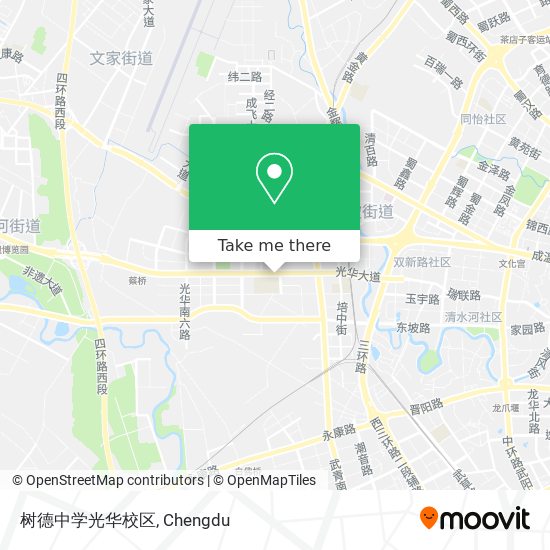 树德中学光华校区 map