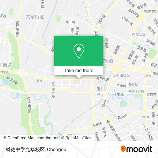 树德中学光华校区 map