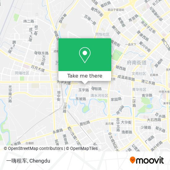 一嗨租车 map