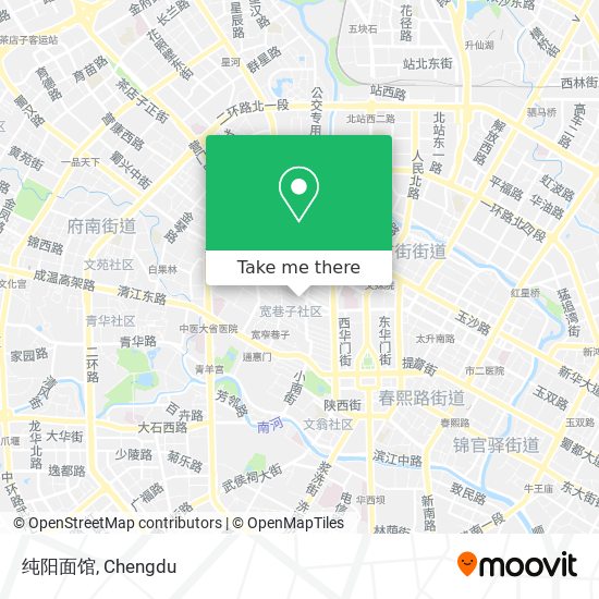 纯阳面馆 map