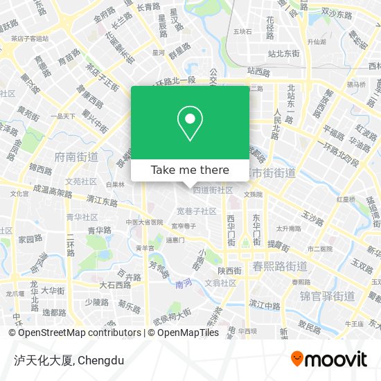 泸天化大厦 map