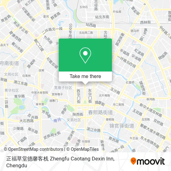 正福草堂德馨客栈 Zhengfu Caotang Dexin Inn map