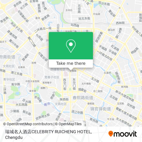 瑞城名人酒店CELEBRITY RUICHENG HOTEL map