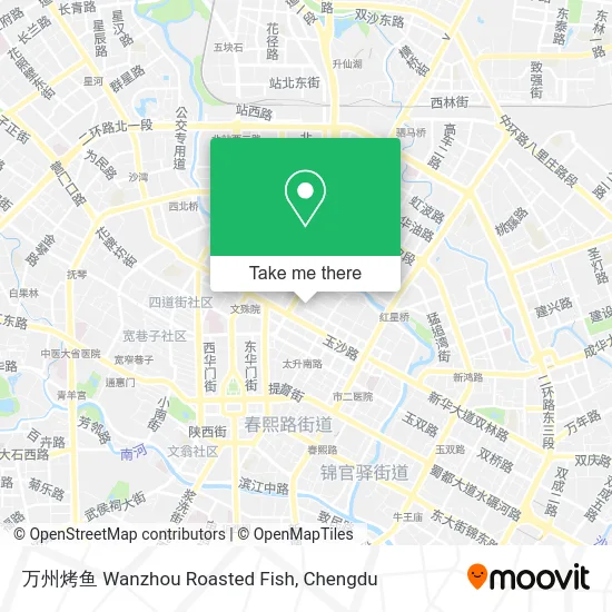 万州烤鱼 Wanzhou Roasted Fish map