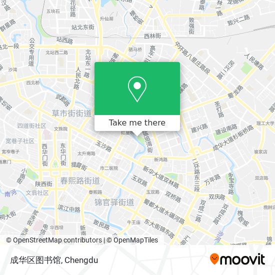 成华区图书馆 map